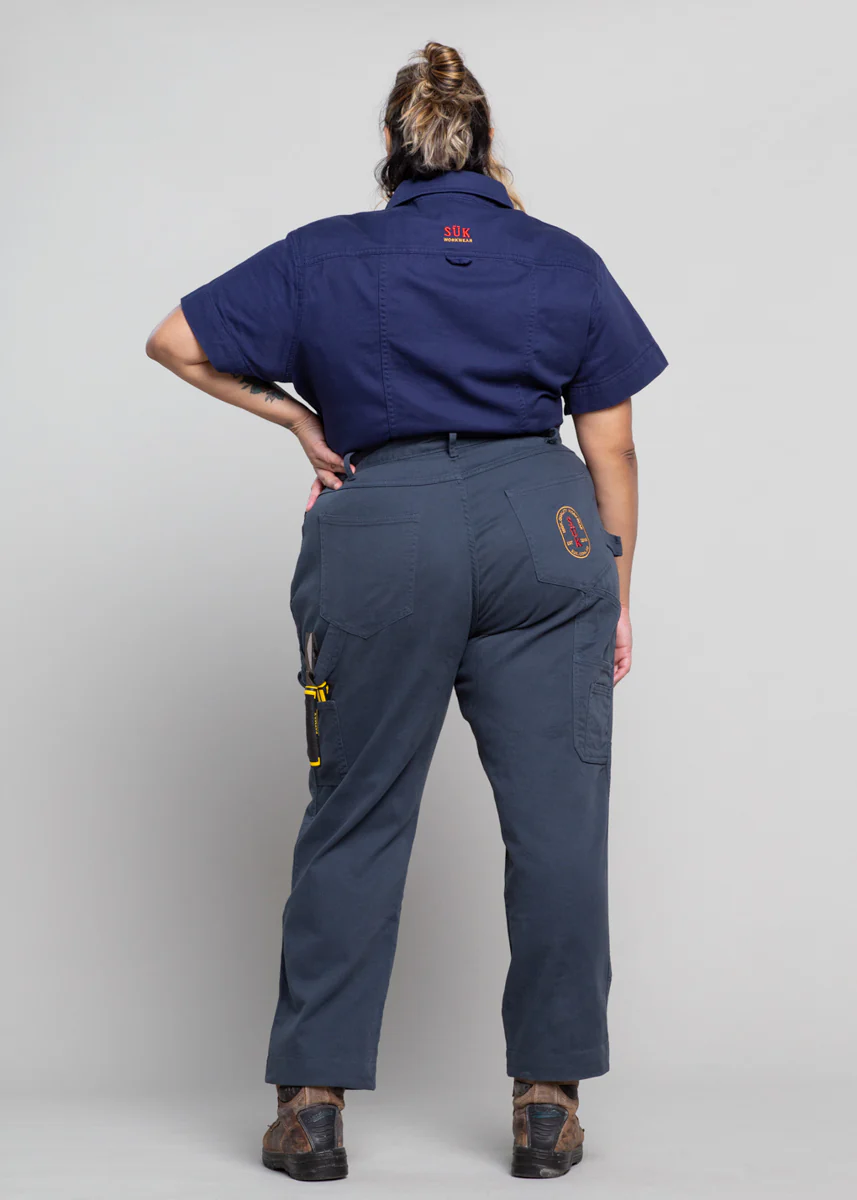 2 Way Work Pants Green - Image 3