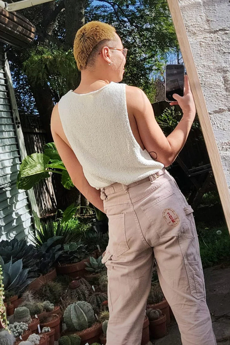 2 Way Work Pants - Stone - Image 3