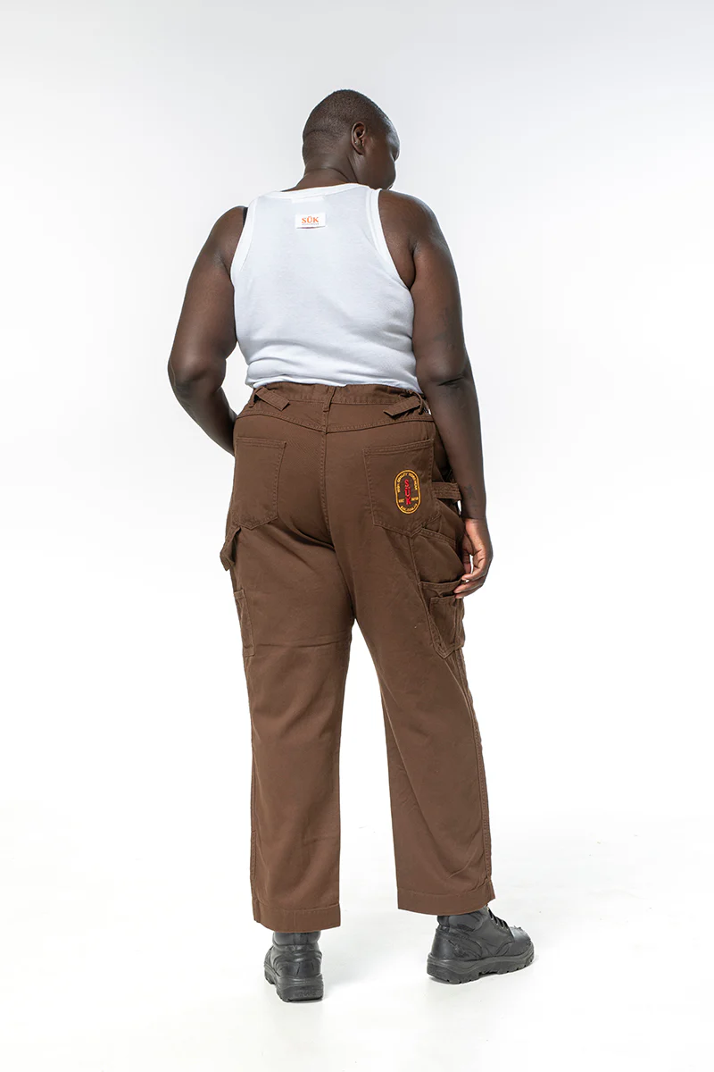 2 Way Work Pants Umber - Image 4