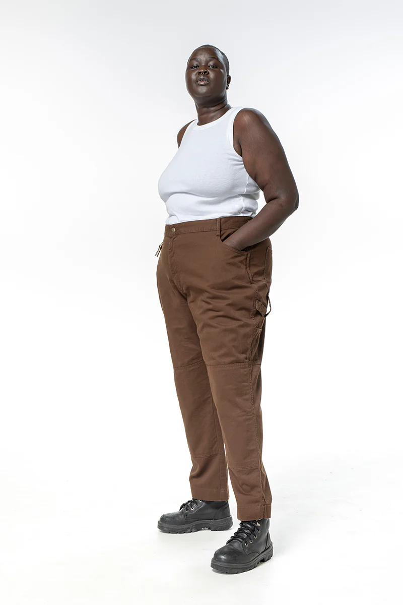 2 Way Work Pants Umber - Image 5