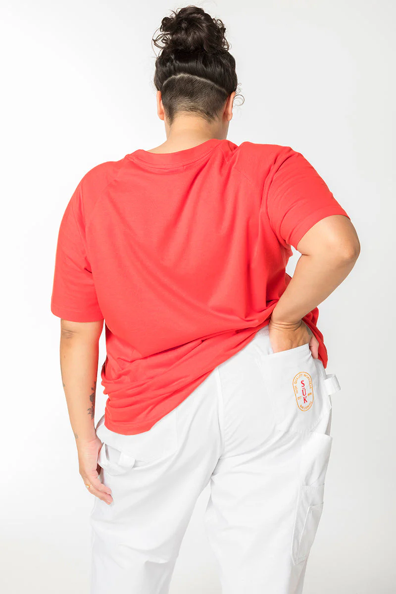 All Workers Tee - Flame - Image 2