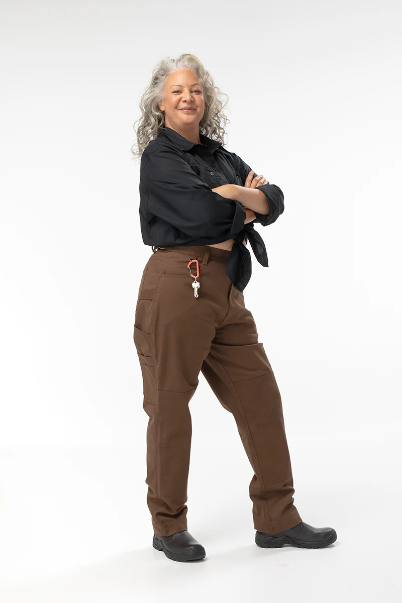 Canvas 2 Way Pants - Umber - Image 4