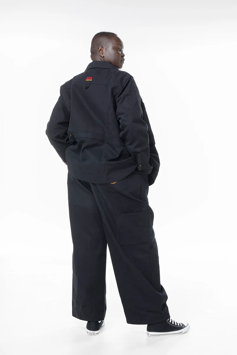 Canvas Bullant Jacket - Black - Image 3