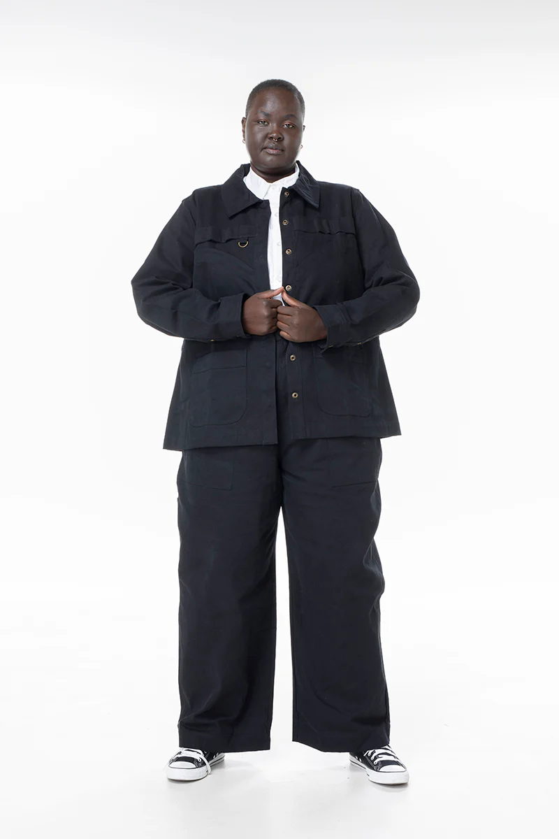 Canvas Bullant Jacket - Black - Image 4