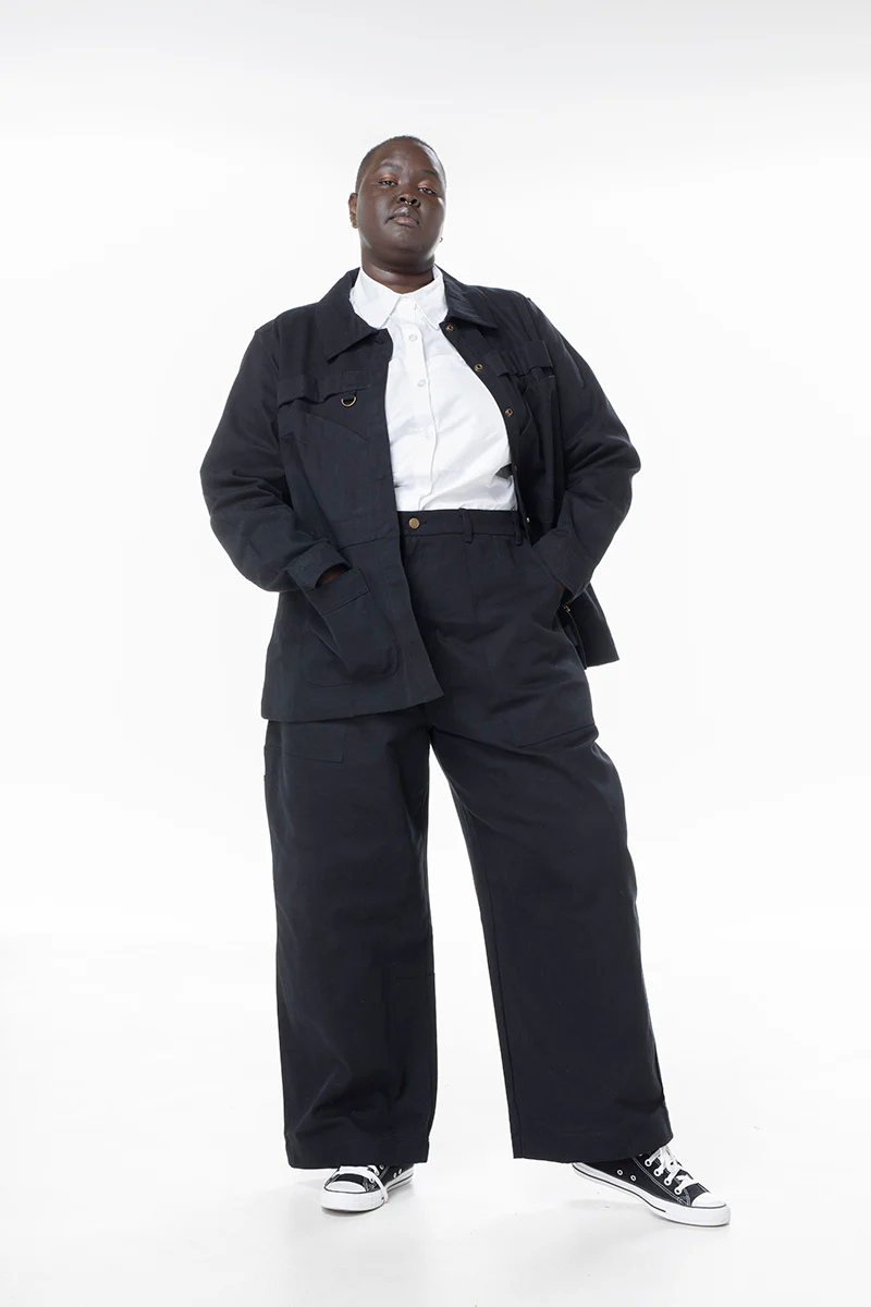Canvas Bullant Jacket - Black - Image 5