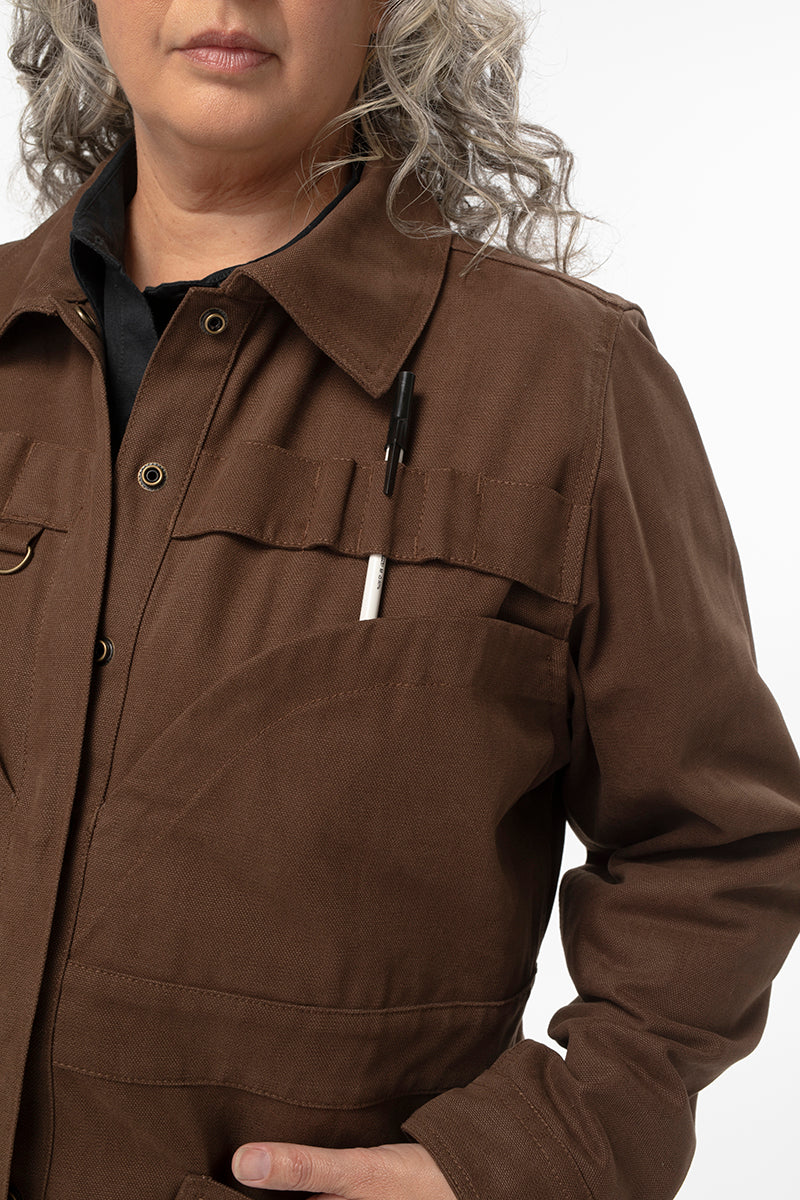 Canvas Bullant Jacket - Umber - Image 5