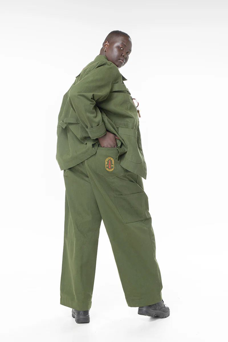 Canvas Construction Pants - Hunter - Image 3