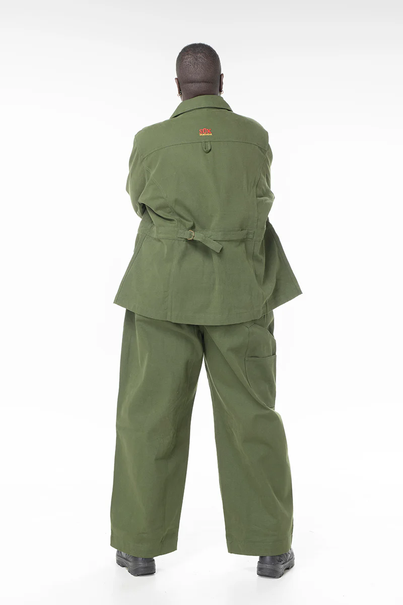 Canvas Construction Pants - Hunter - Image 4