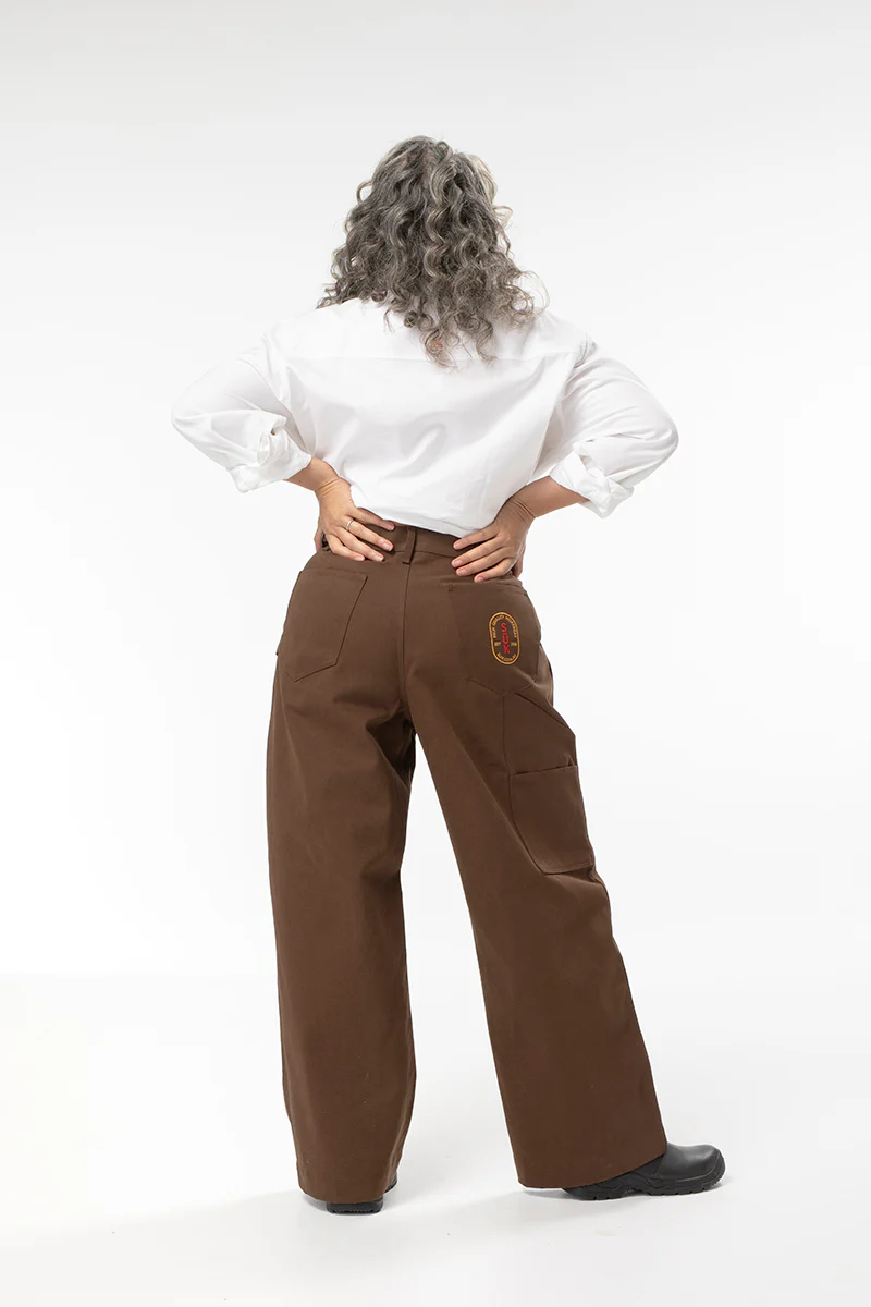 Canvas Construction Pants - Umber - Image 4
