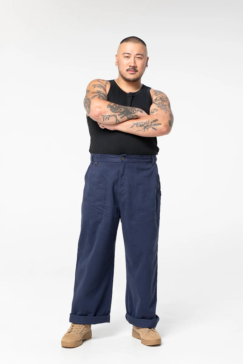 Construction Pants - Blue - Image 4
