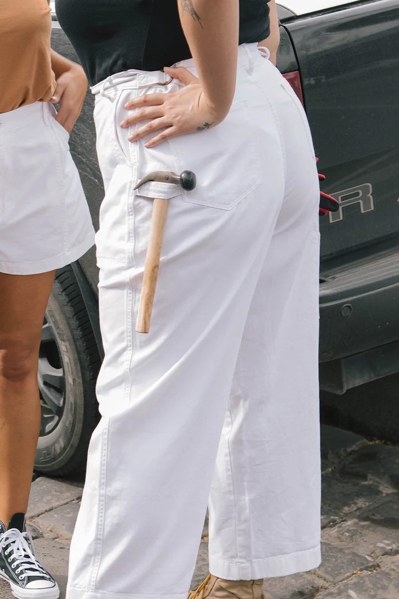 Construction Pants - White