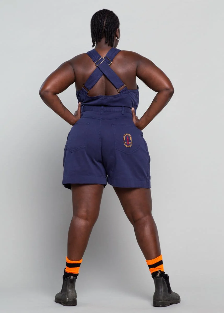 Cropped Roper Suit - Blue - Image 5