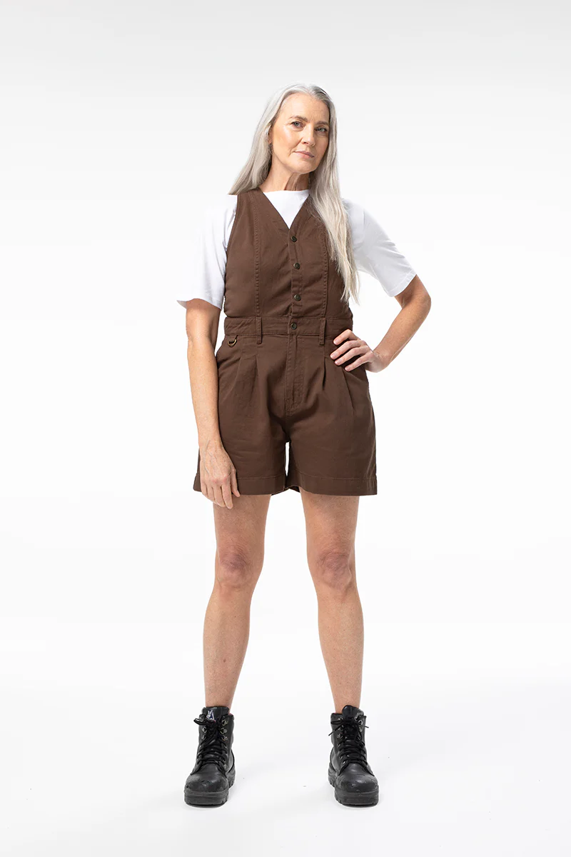 Cropped Roper Suit - Umber - Image 5