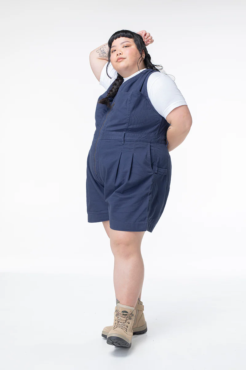 Cropped Yard Suit - Long - Blue - Image 3