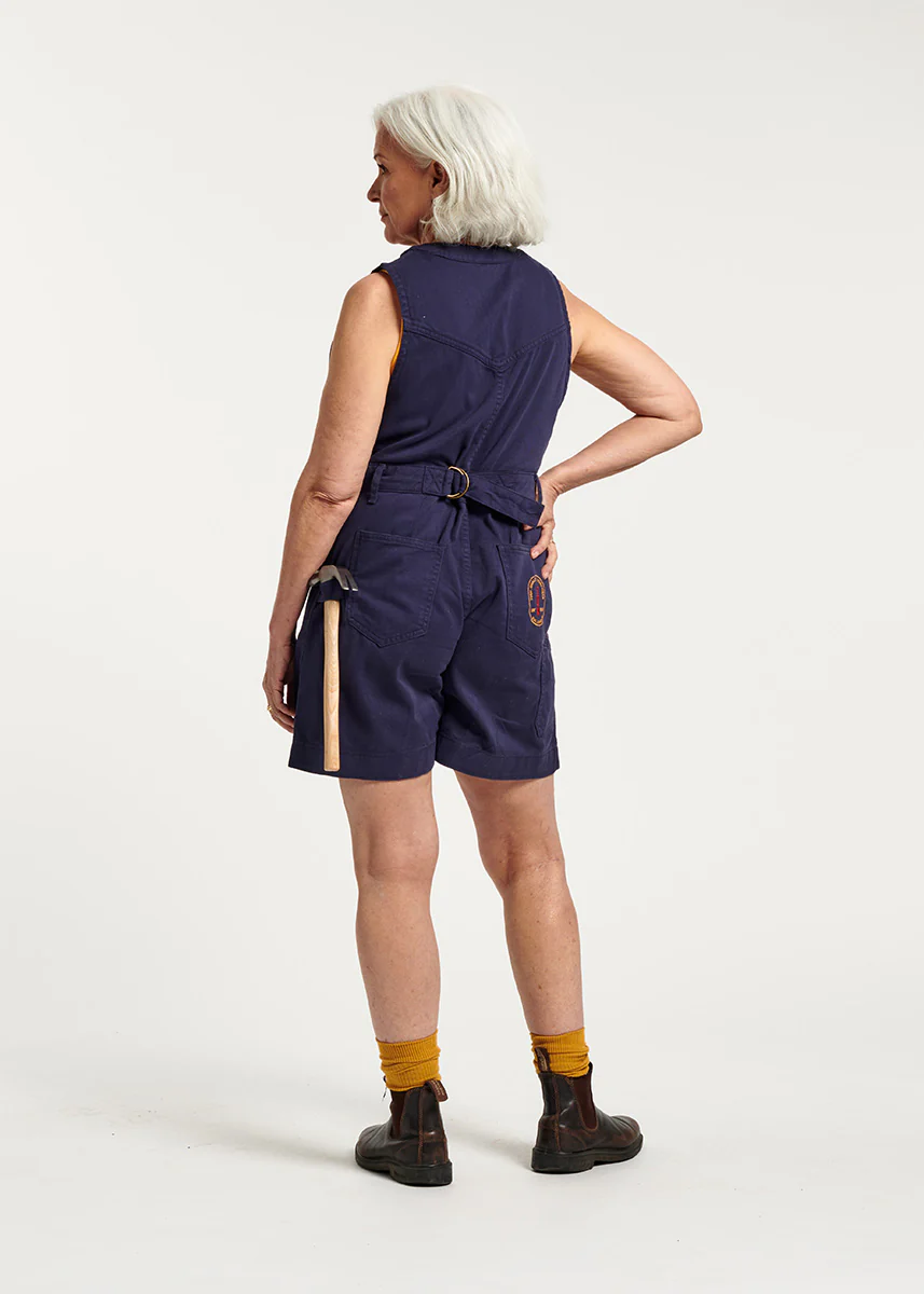 Cropped Yard Suit - Long - Blue - Image 5