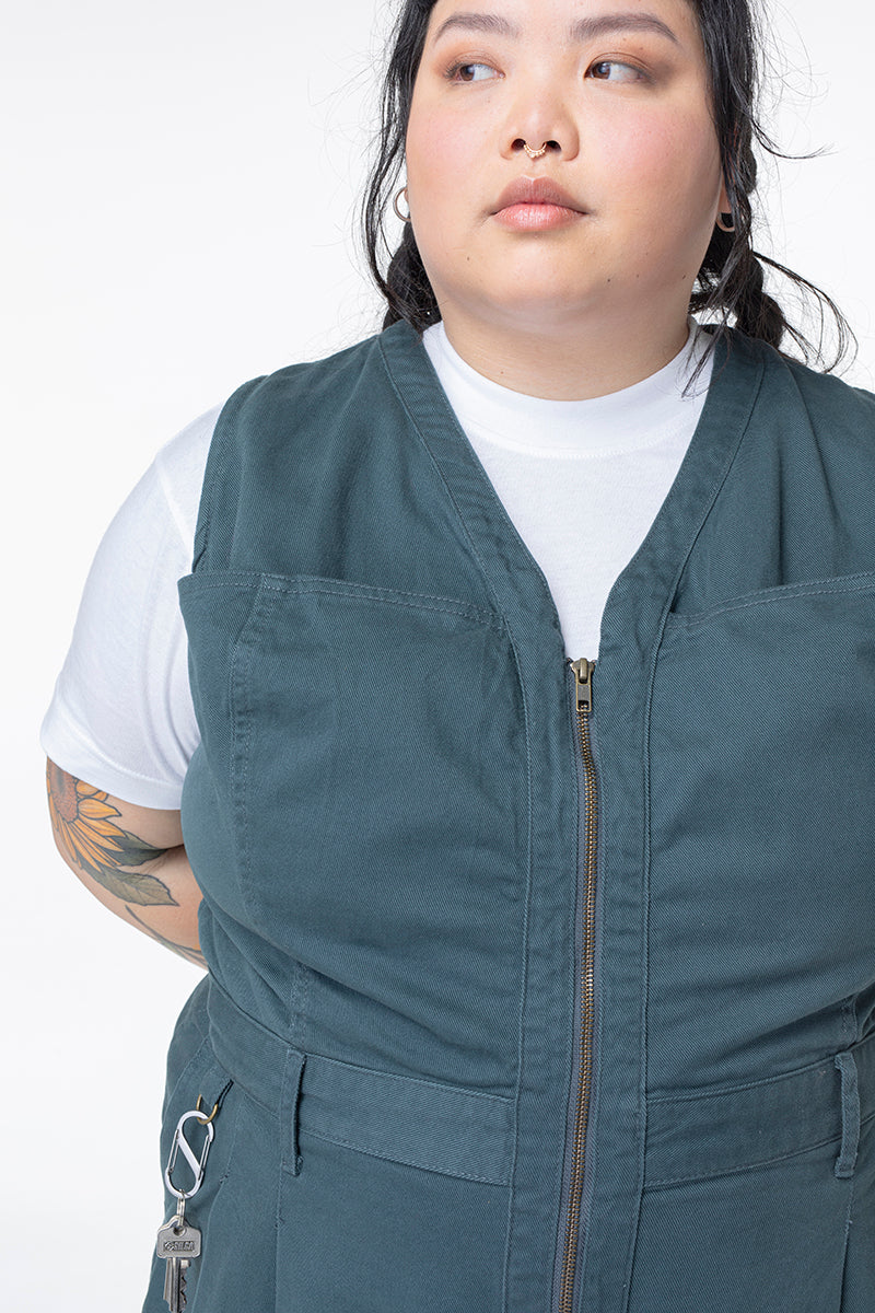 Cropped Yard Suit - Long - Green - Image 10