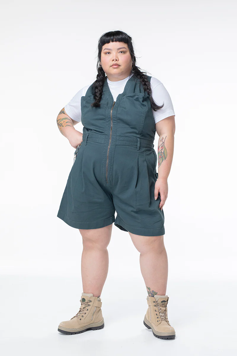 Cropped Yard Suit - Long - Green - Image 4