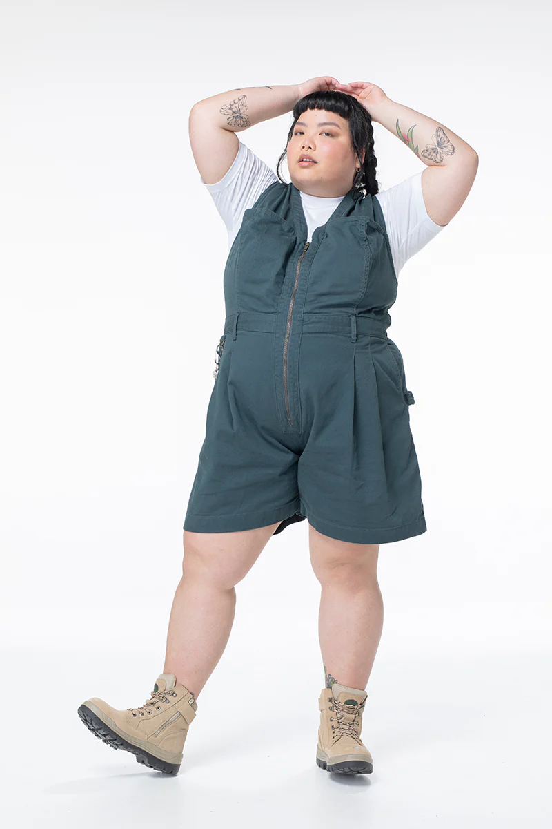 Cropped Yard Suit - Long - Green - Image 5
