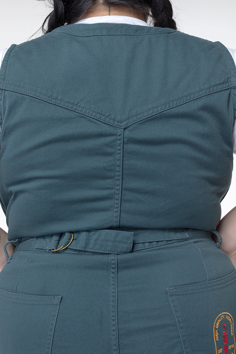 Cropped Yard Suit - Long - Green - Image 8