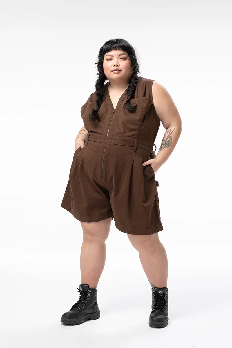 Cropped Yard Suit - Short - Umber - Image 3