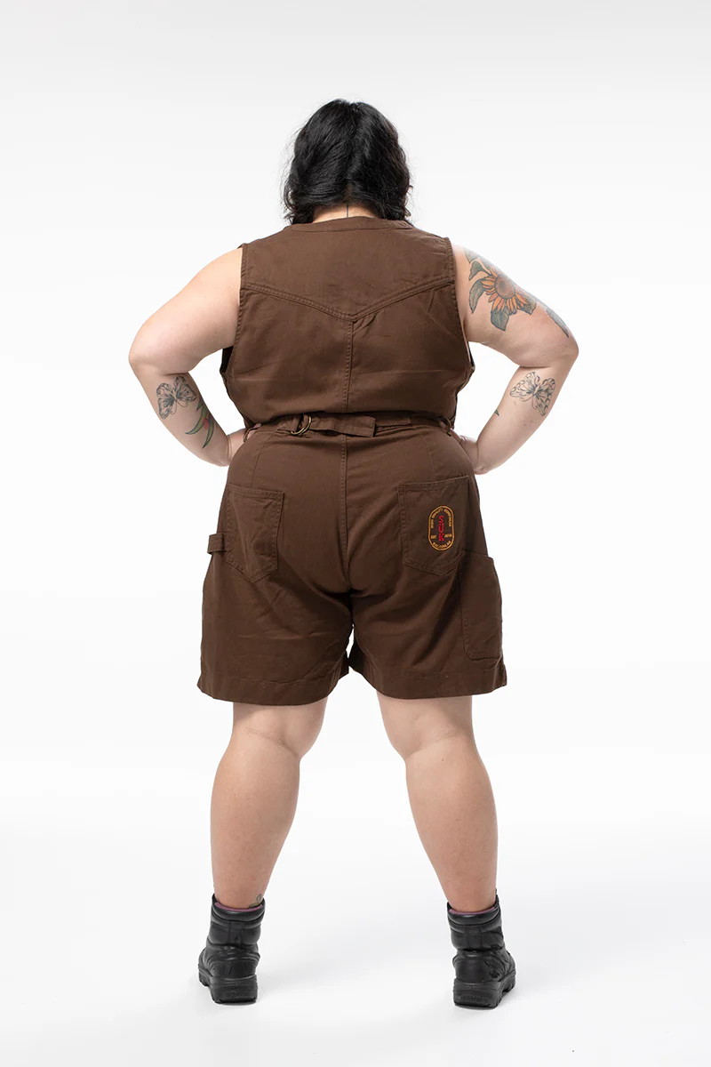 Cropped Yard Suit - Short - Umber - Image 2