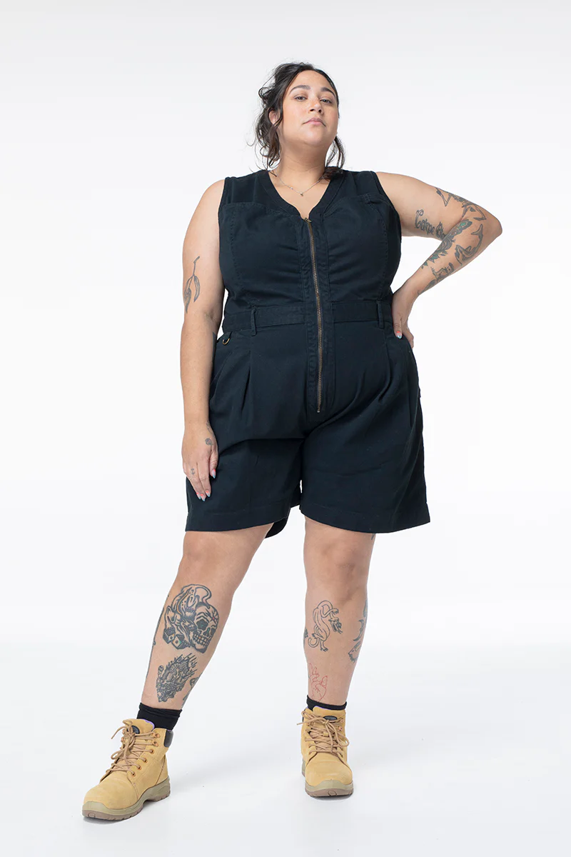 Cropped Yard Suit - Short - Black - Image 2