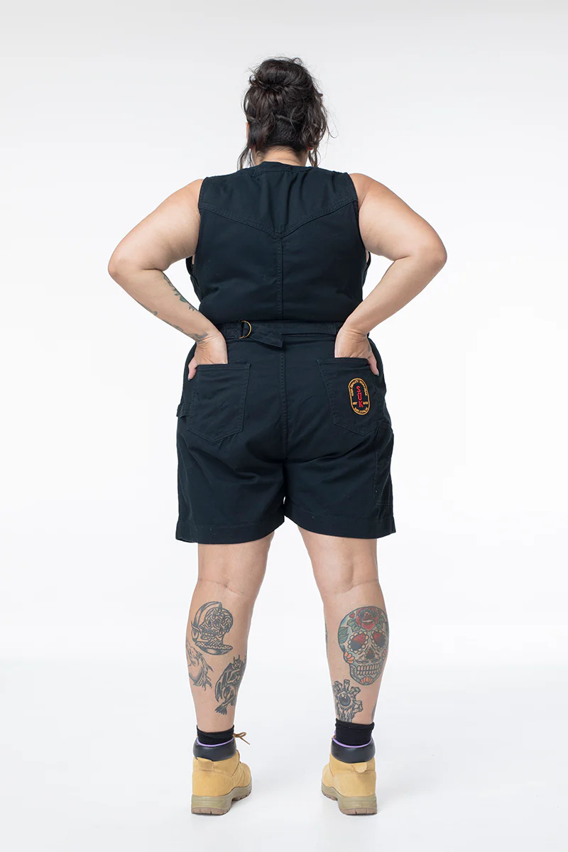 Cropped Yard Suit - Short - Black - Image 3