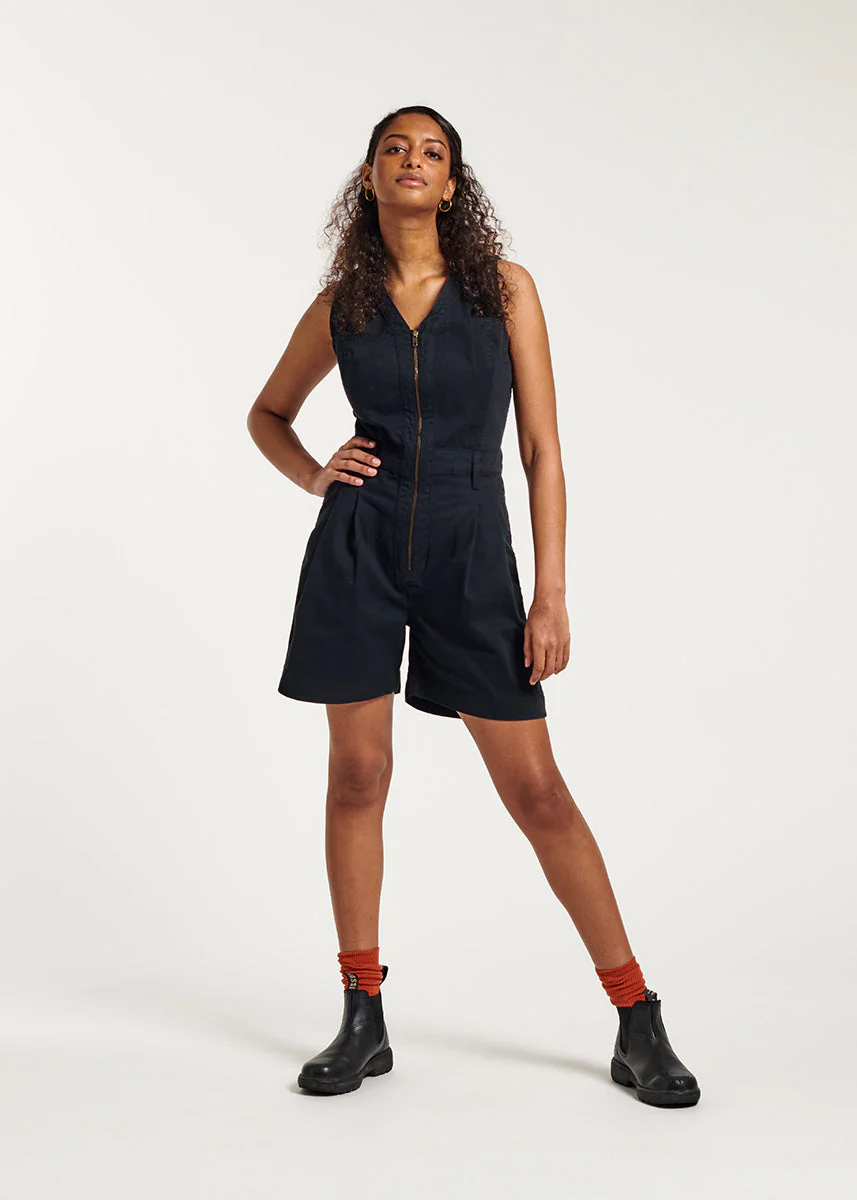 Cropped Yard Suit - Short - Black - Image 5