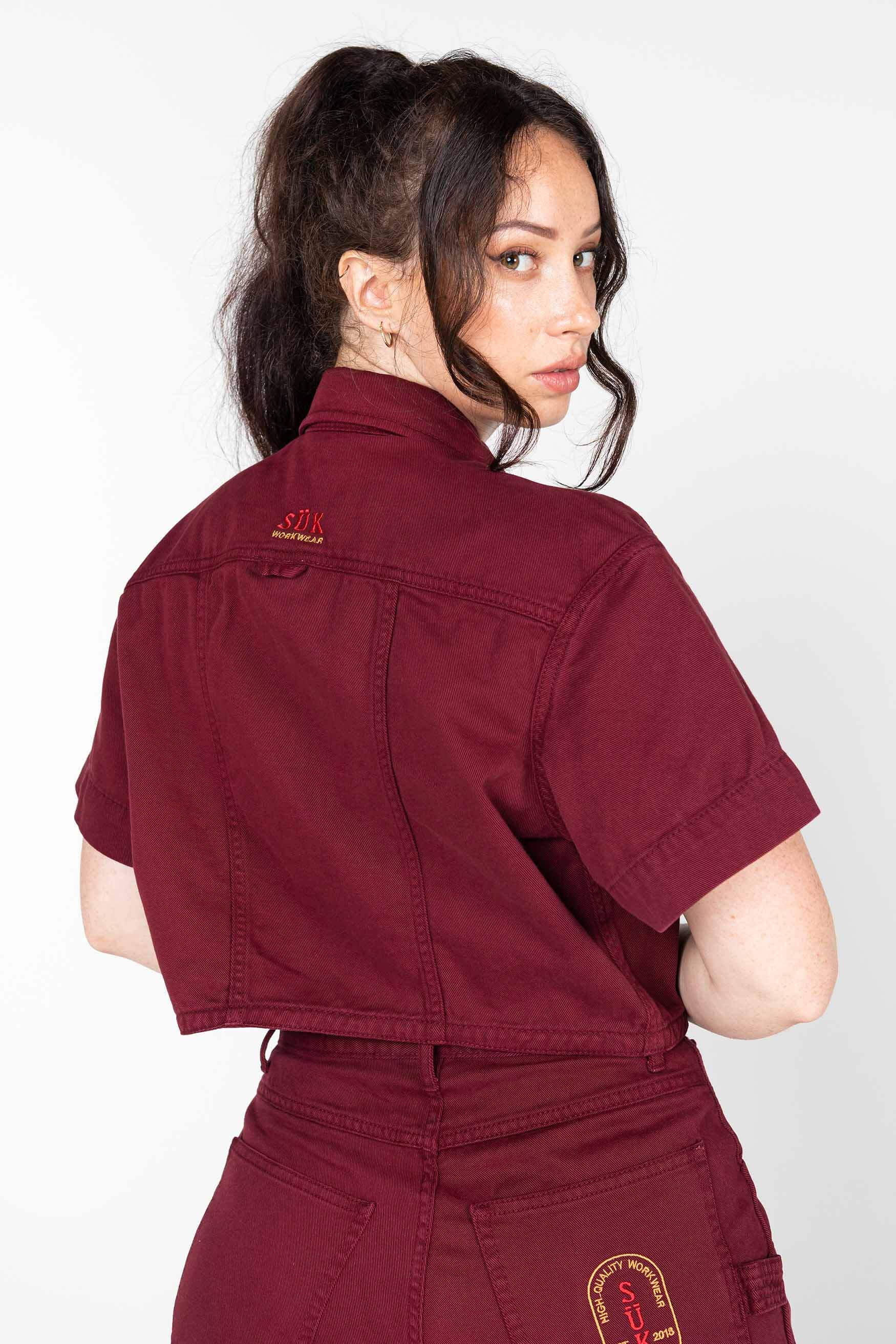 Isa Shirt - Burgundy - Image 29