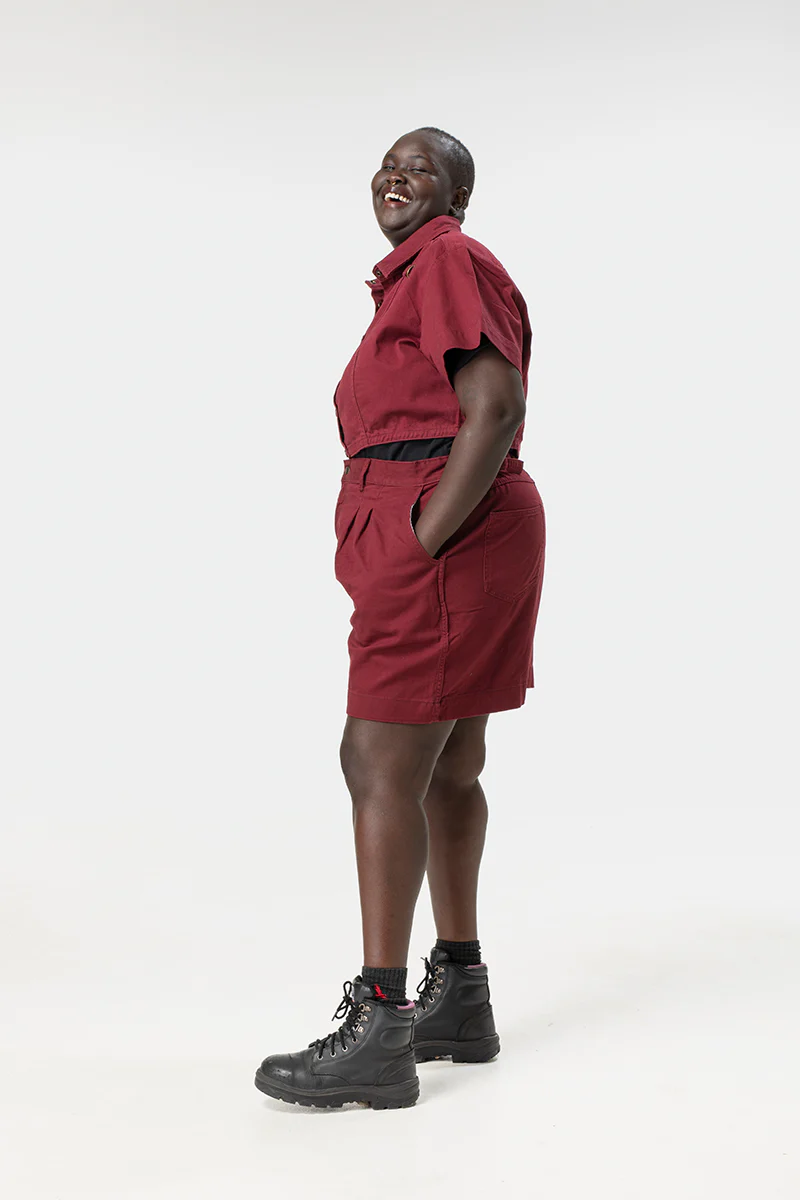 Isa Shirt - Burgundy - Image 5
