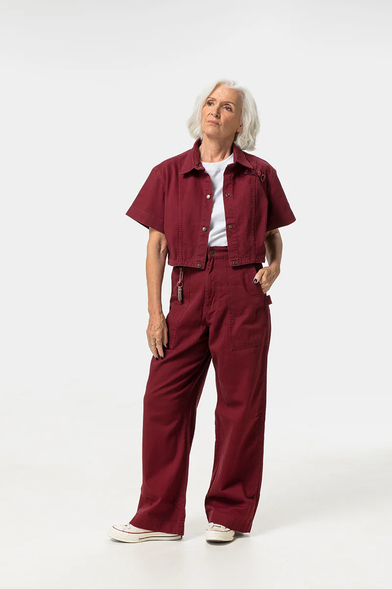 Isa Shirt - Burgundy - Image 7