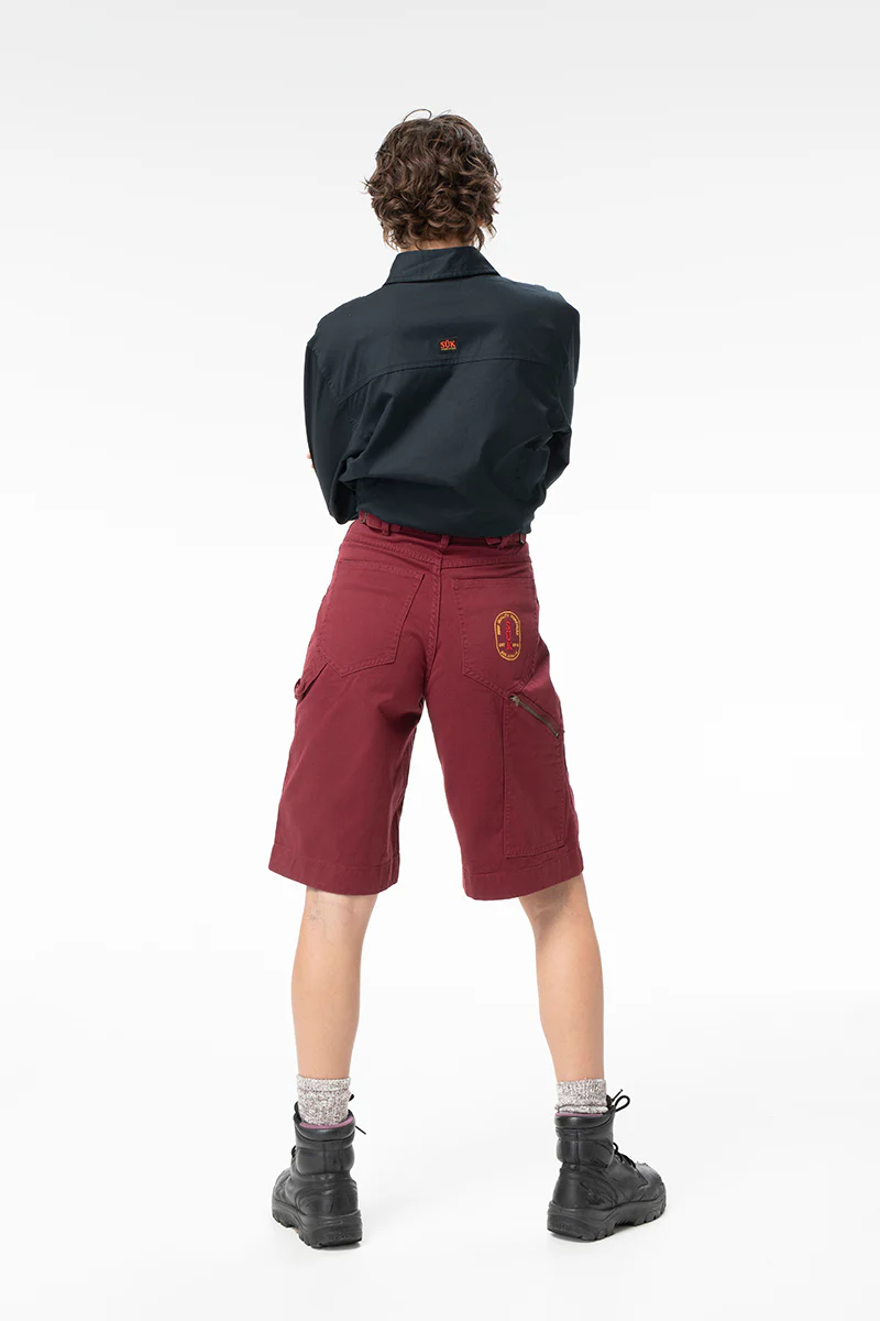 Long Shorts - Burgundy - Image 4