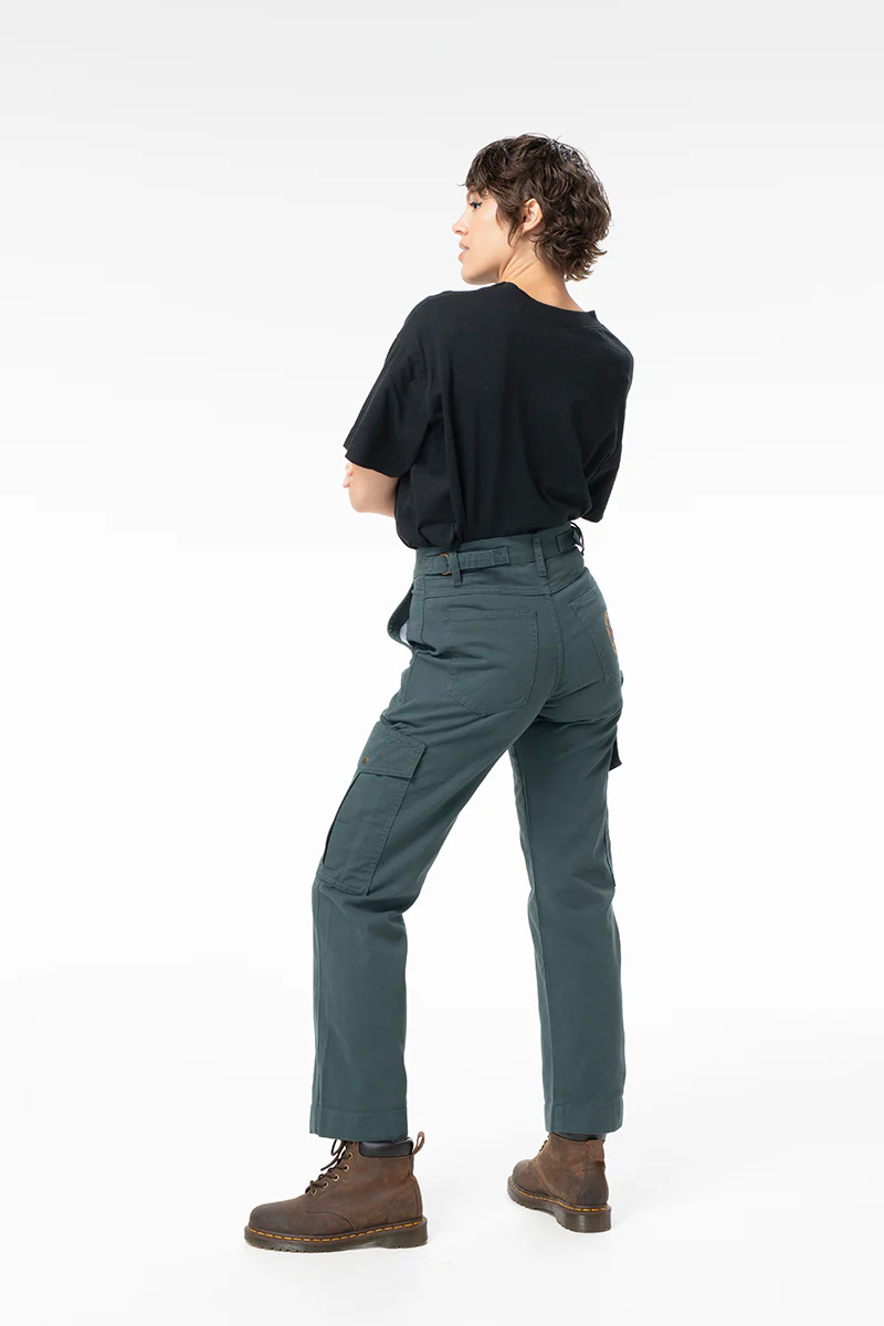 Mid Rise Cargo Pants - Green - Image 2