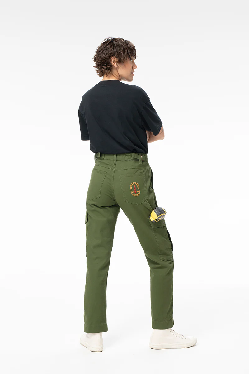 Mid Rise Cargo Pants - Hunter - Image 3