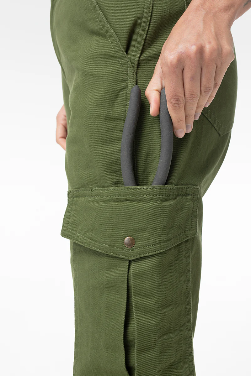 Mid Rise Cargo Pants - Hunter - Image 5