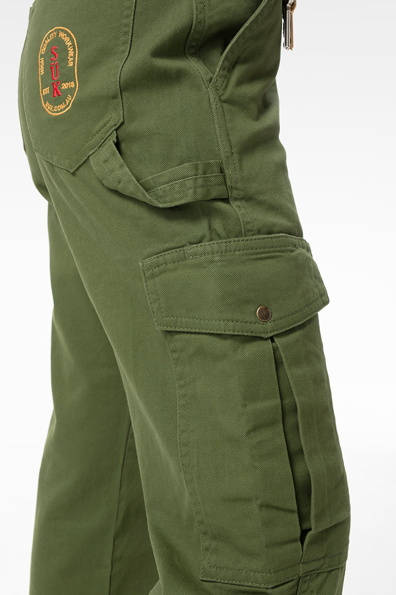 Mid Rise Cargo Pants - Hunter - Image 7