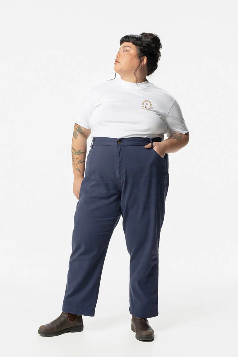 Plain Pants - Blue - Image 4