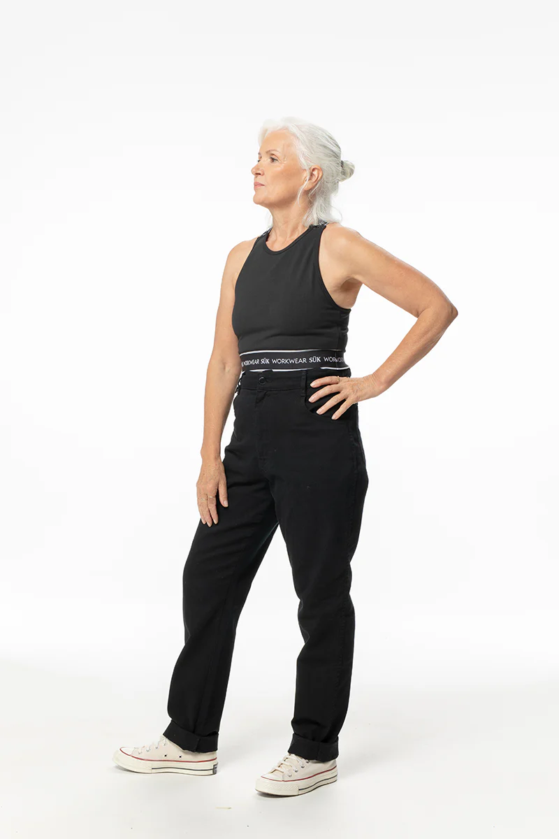Discreet Plain Pants - Image 5
