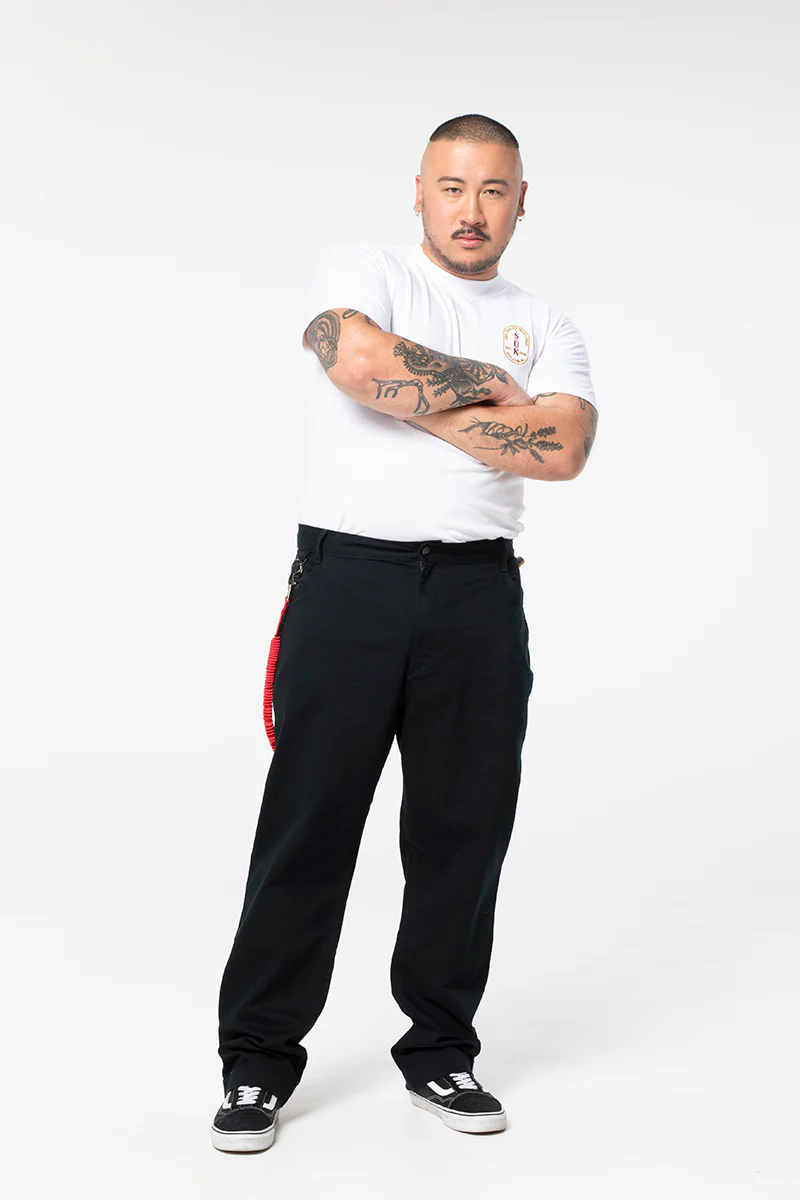 Discreet Plain Pants - Image 6
