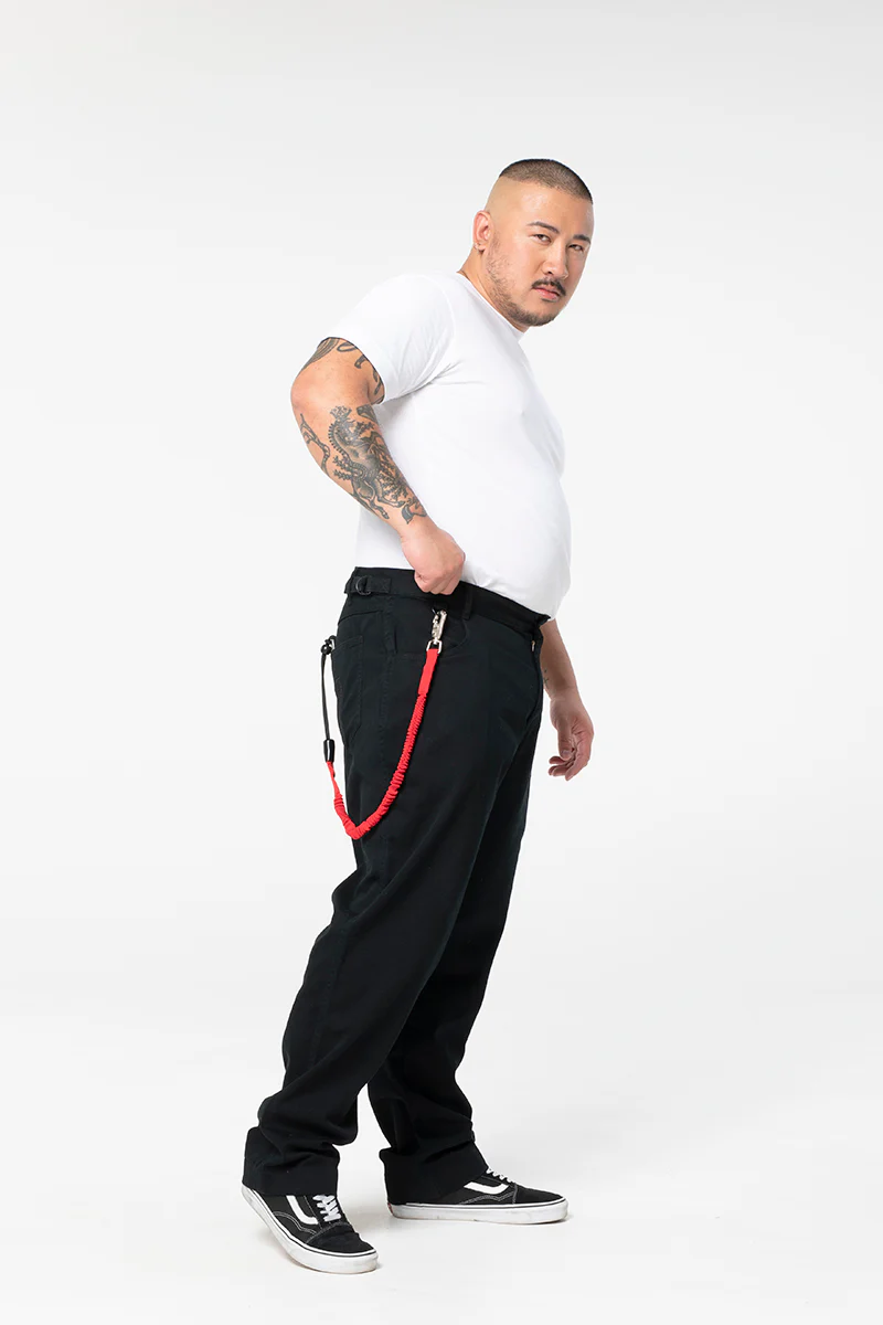 Discreet Plain Pants - Image 7