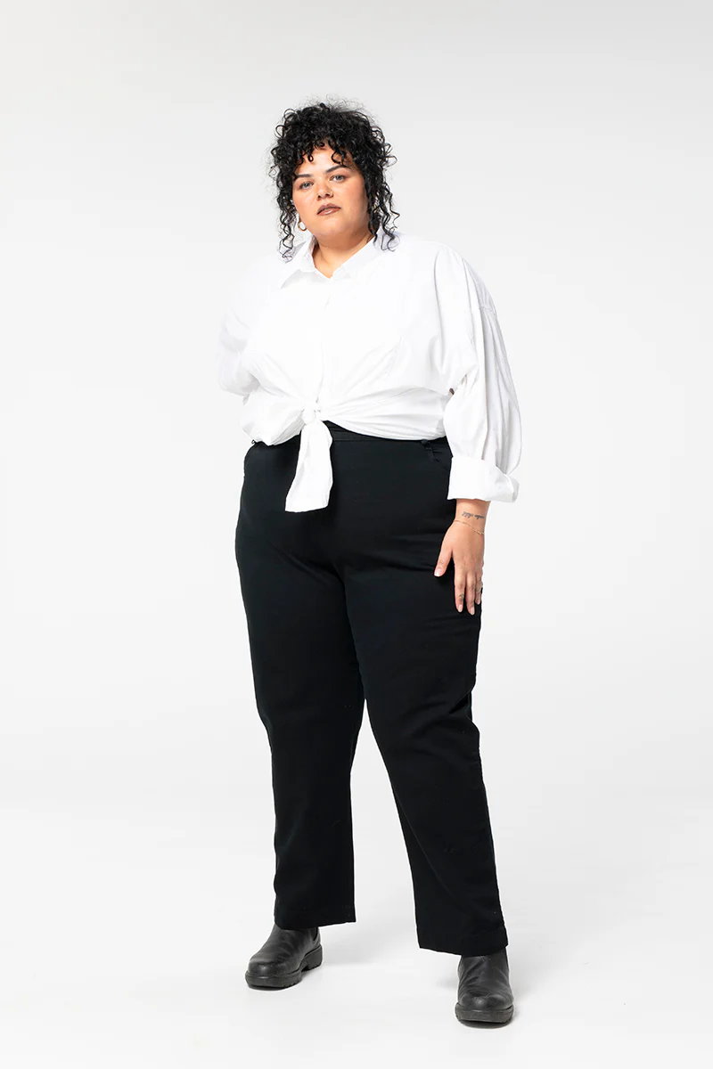 Discreet Plain Pants - Image 9