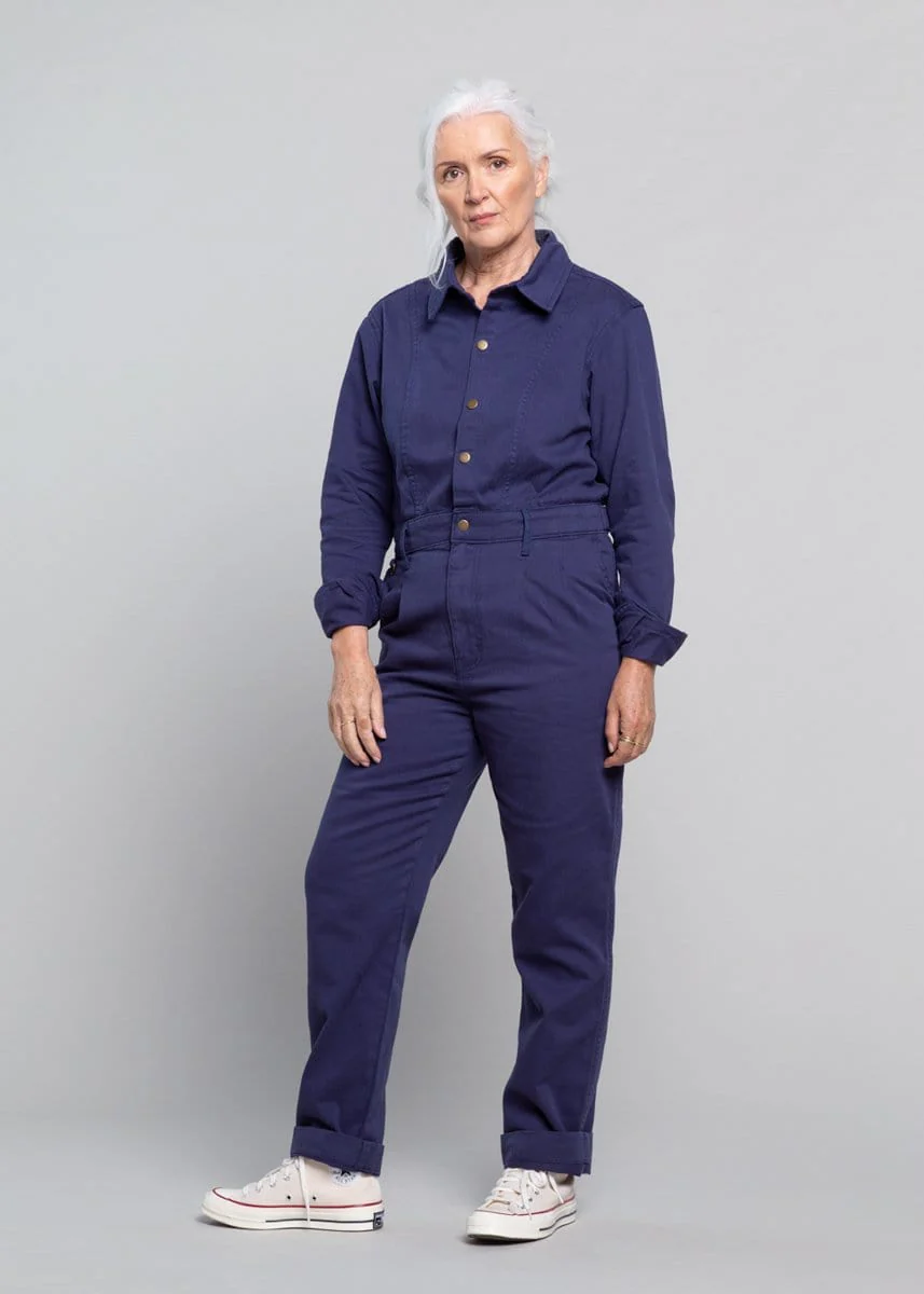 Ringer Suit - Long - Blue - Image 2