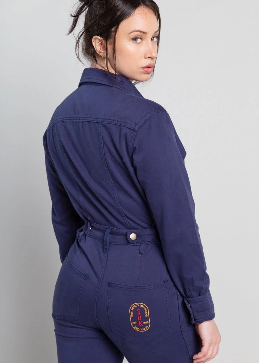 Ringer Suit - Long - Blue - Image 3