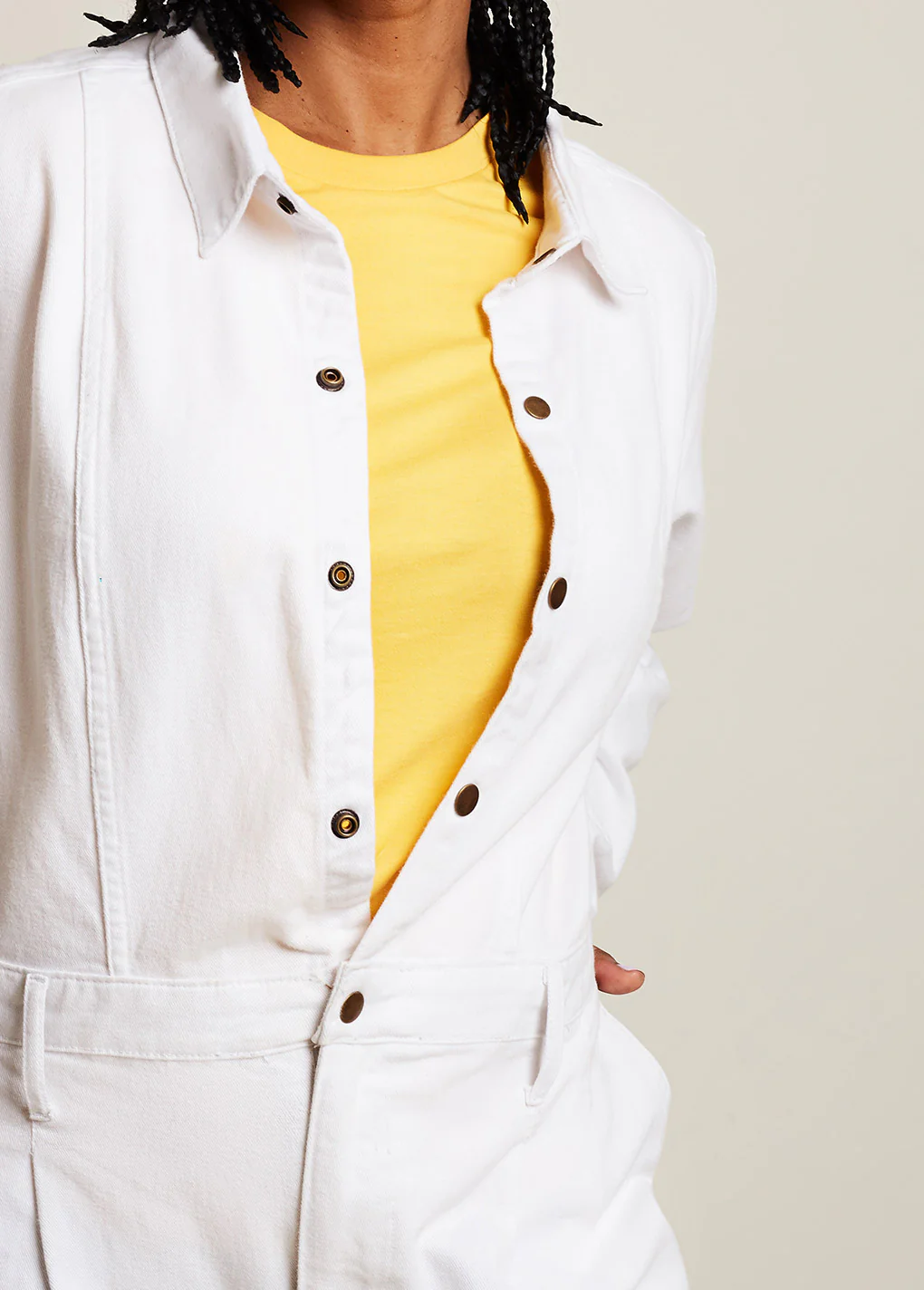 Ringer Suit - Long - White - Image 12