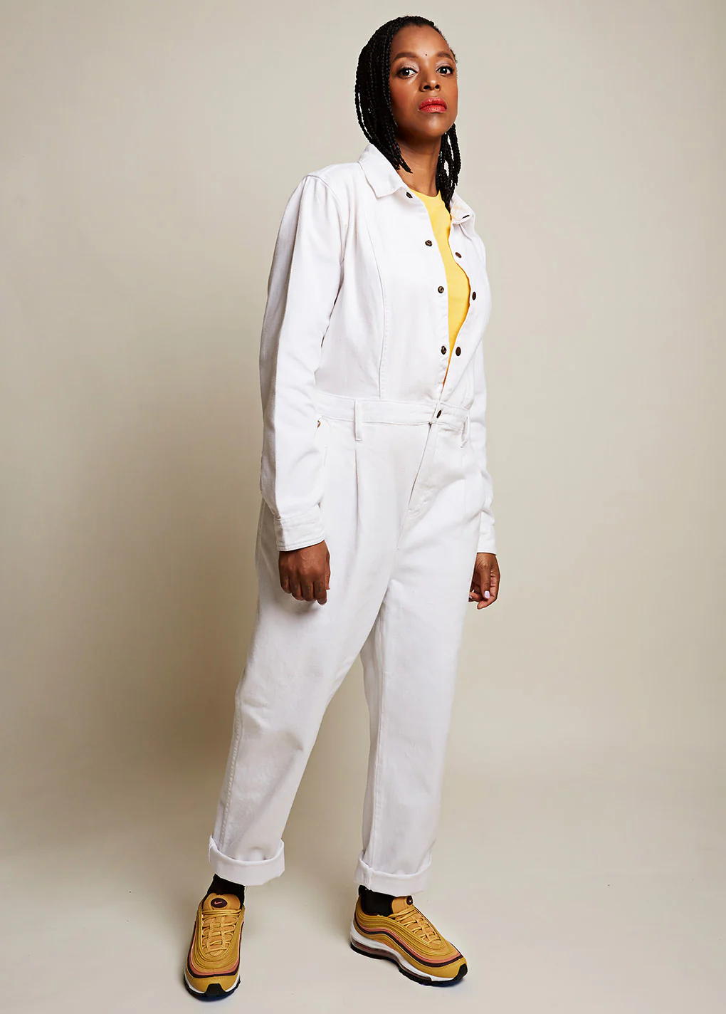 Ringer Suit - Long - White - Image 23
