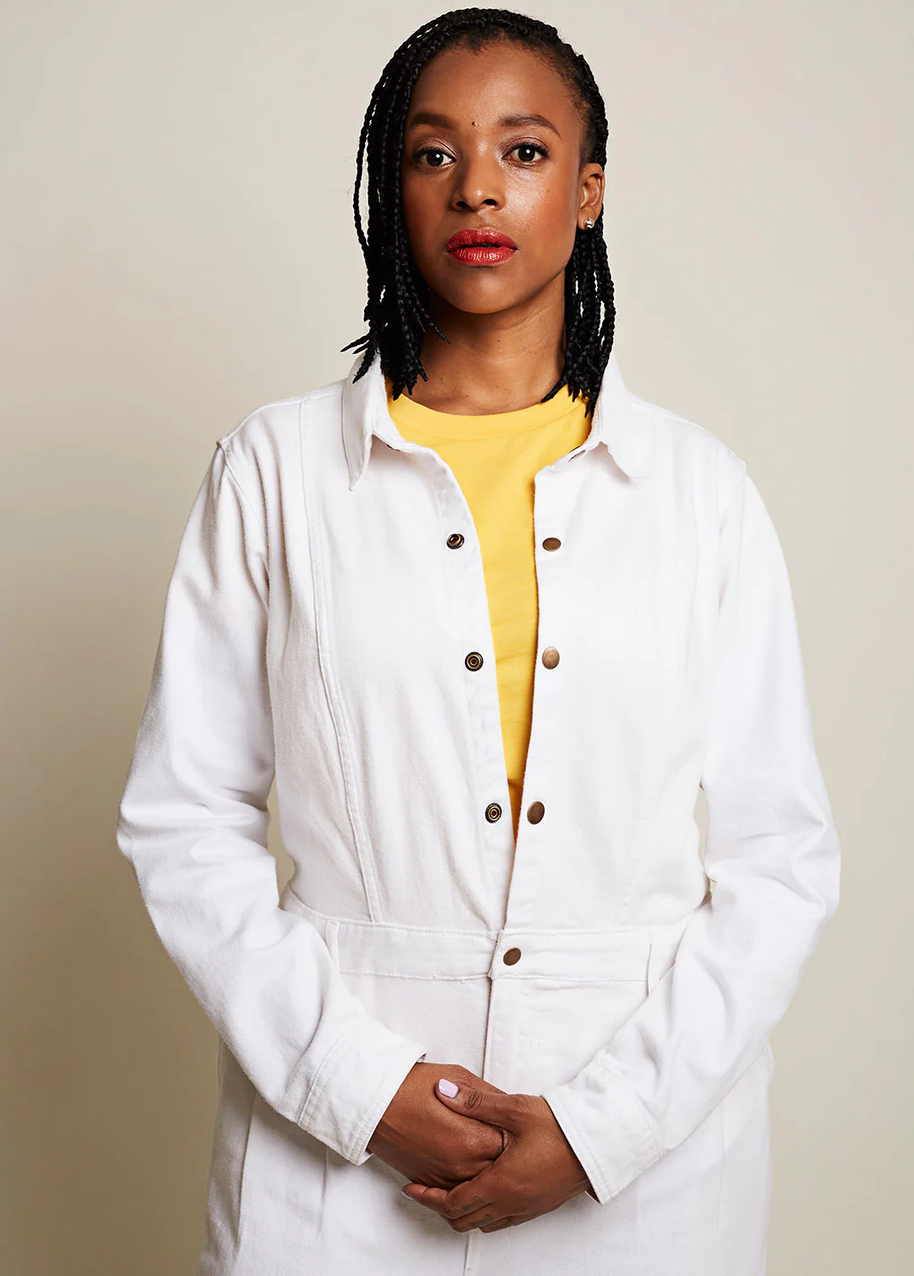 Ringer Suit - Long - White - Image 33
