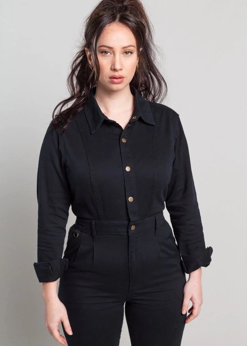 Ringer Suit - Short - Black - Image 2