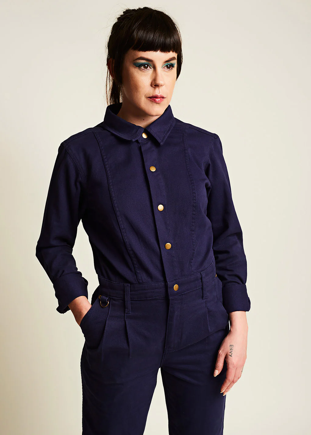 Ringer Suit - Short - Blue - Image 36
