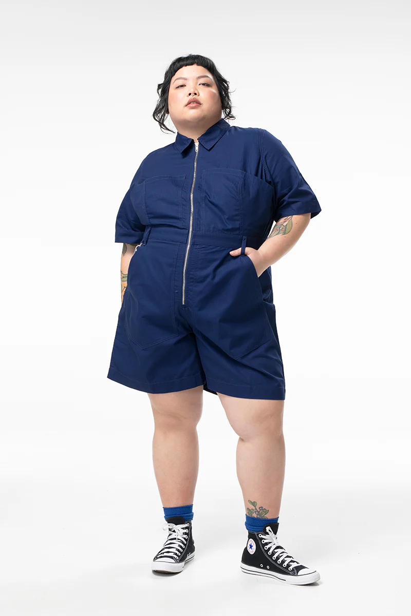 Ripstop 2.0 Cropped Lagoon Suit - Short - Navy - Image 2