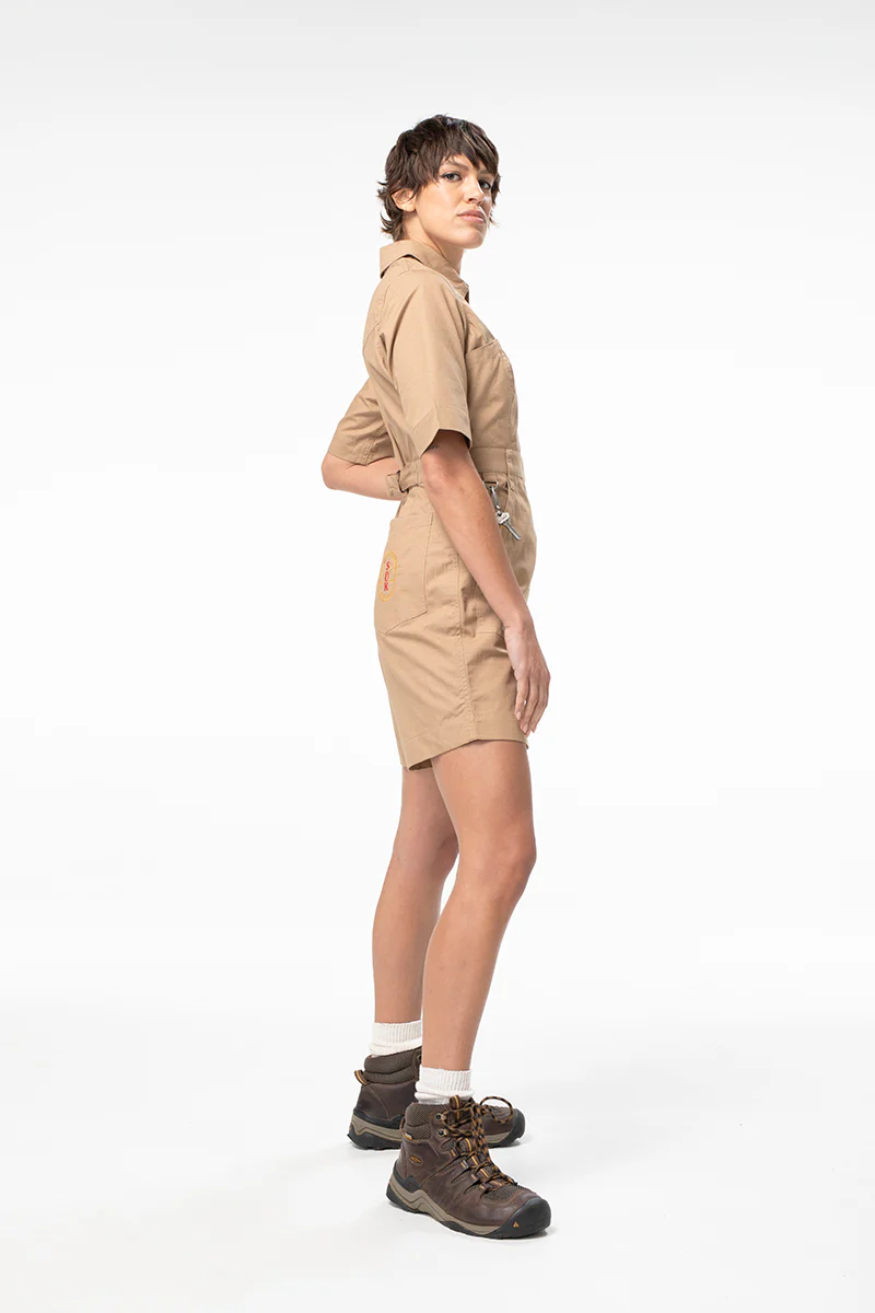 Ripstop 2.0 Cropped Lagoon Suit - Long - Taupe - Image 2